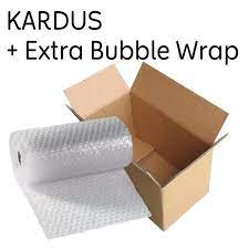 

extra bubble waps tambahan packing bubbble waps dan kardus biar lebIh aman dipengiriman