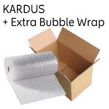 extra bubble waps tambahan packing bubbble waps dan kardus biar lebIh aman dipengiriman