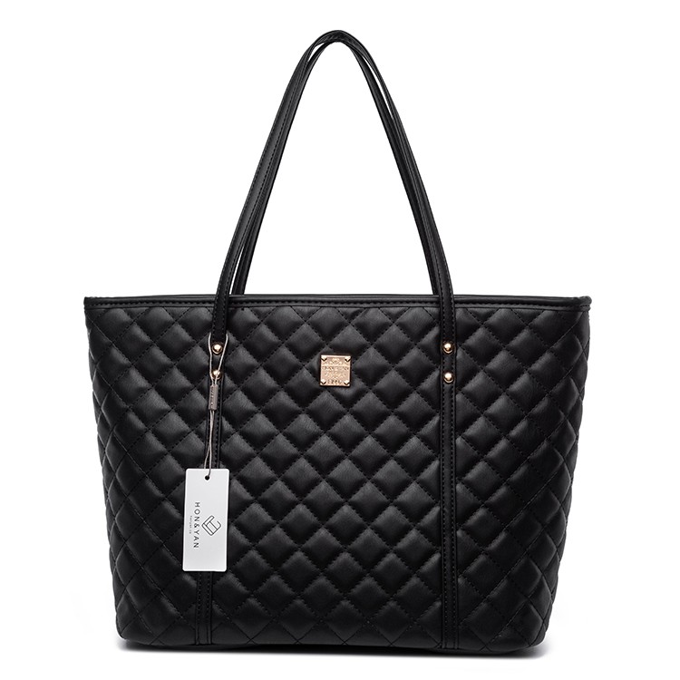 [HONYAN] Tas Totebag Wanita Resleting Import Model Korea 2021 Terbaru - Wendy Tote Bag