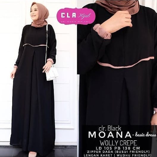 BUY 1 GET 1FREE | 5L XXXL XXL XL L M S || MOANA CASUAL MAXI DRESS JUMBO TERLARIS