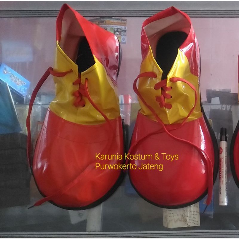 SEPATU BADUT KARET PVC  JUMBO COSPLAY AKSESORIS