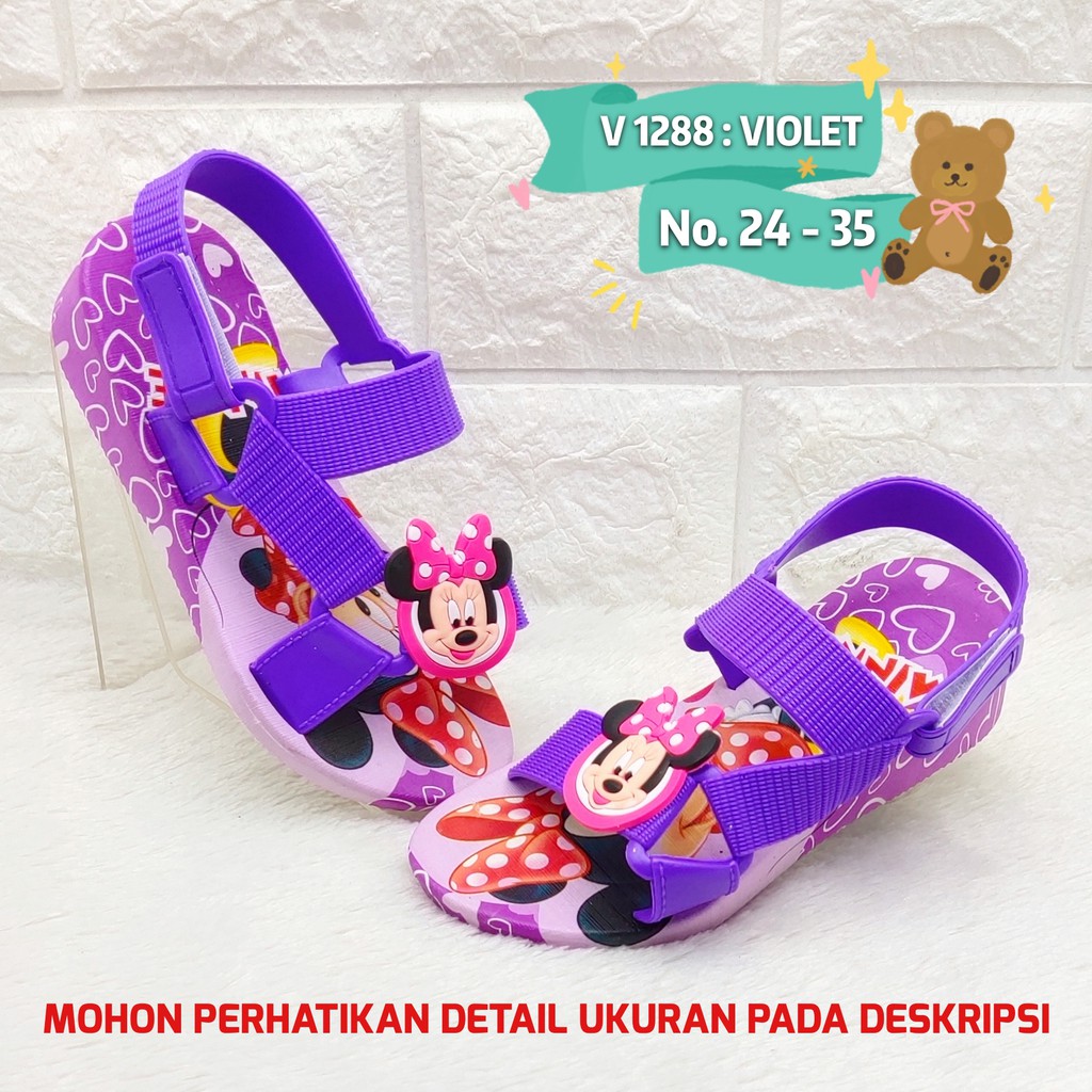 Sandal Jelly Anak Perempuan V 1288 Sendal import karakter anak cewek SDLSA