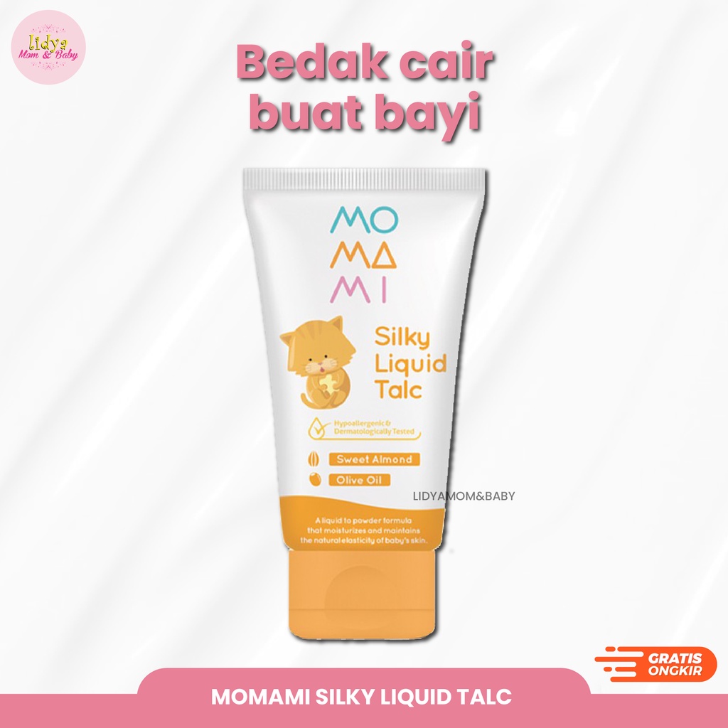 MOMAMI SILKY LIQUID TALC 125ML Baby Care