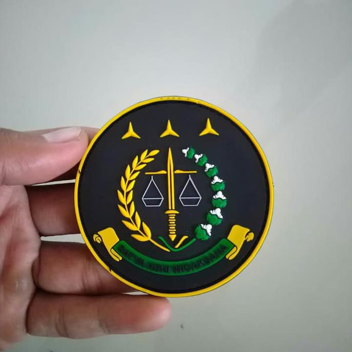 Best Seller] Patch Rubber Emblem Kejaksaan