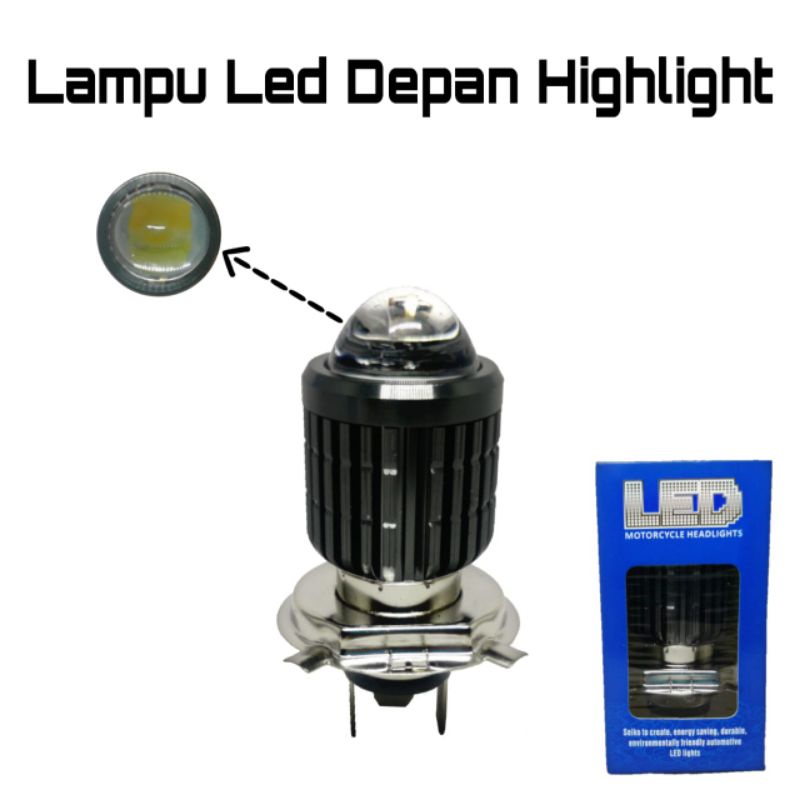 Bohlam / Lampu depan LED putih kuning Untuk Vixion Scoopy CB 150R Old