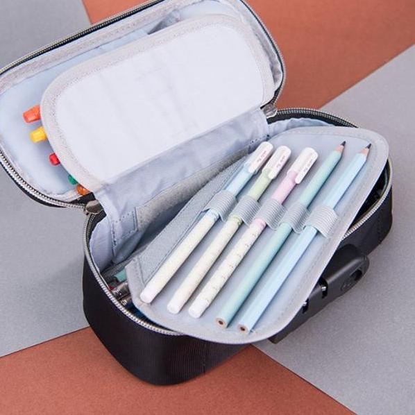 

Langsung Kirim ♟ Tempat Wadah Pensil Pulpen Anak Laki Perempuan Sekolah SD SMA Kuliah Anti Air Desain Mewah''