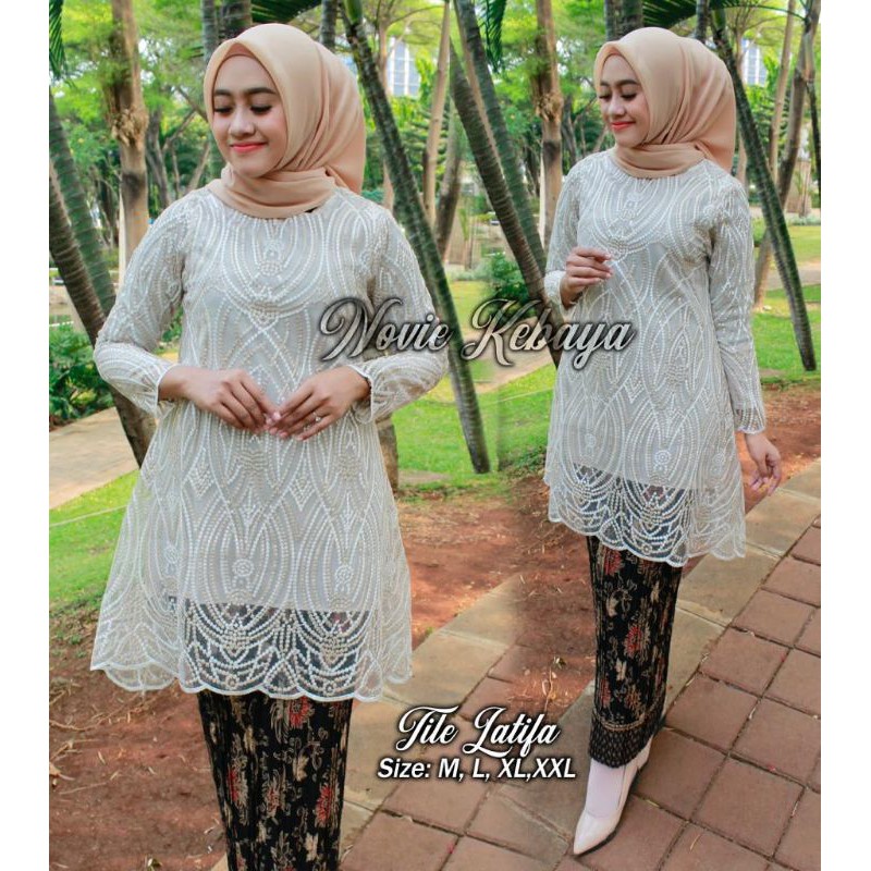 kebaya tunik novie modern