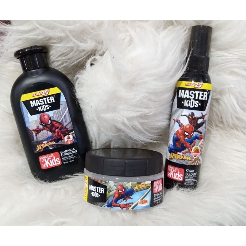 master kids ( paket lengkap master kids, shampo, gel rambut dan parfum)