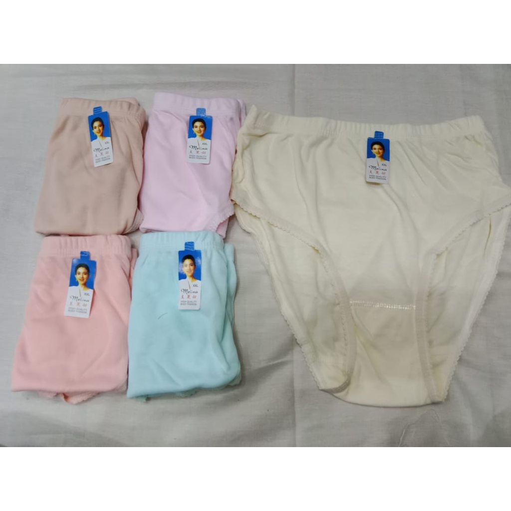 Celana dalam wanita MELINA / CD wanita bahan kaos / CD ibu-ibu / CD polos