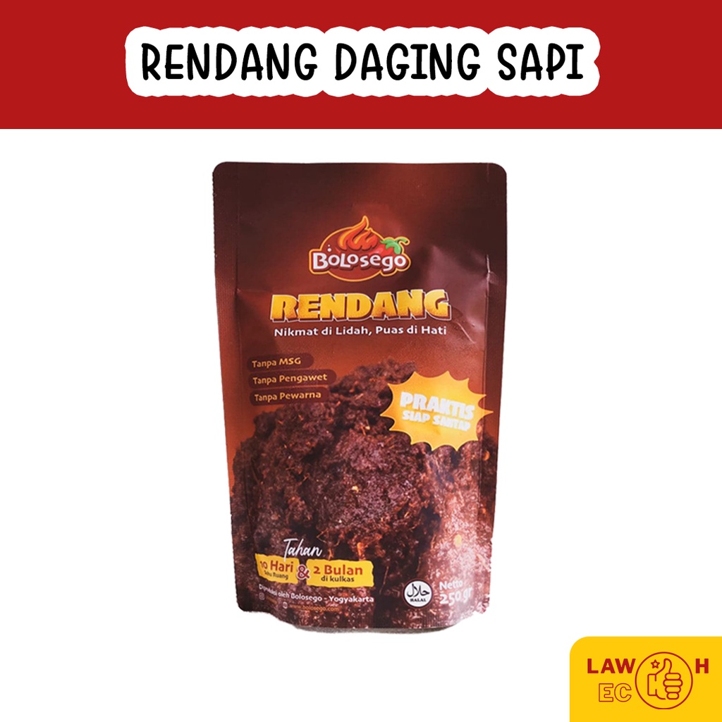 BOLOSEGO Rendang Daging Sapi