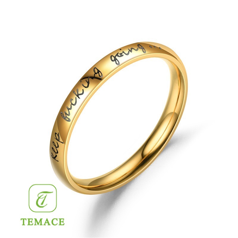 Cincin Couple Titanium ANTI KARAT SELAMANYA DA CT115 (SATUAN)