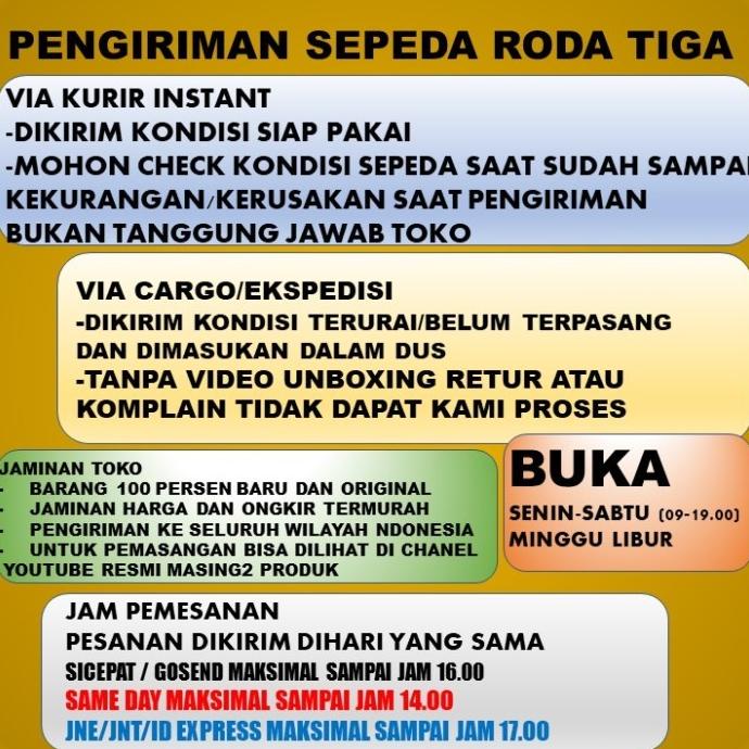 Pmb Mobil Anak Gokart Tributo G-101 Model Gowes Manual Diskon R10