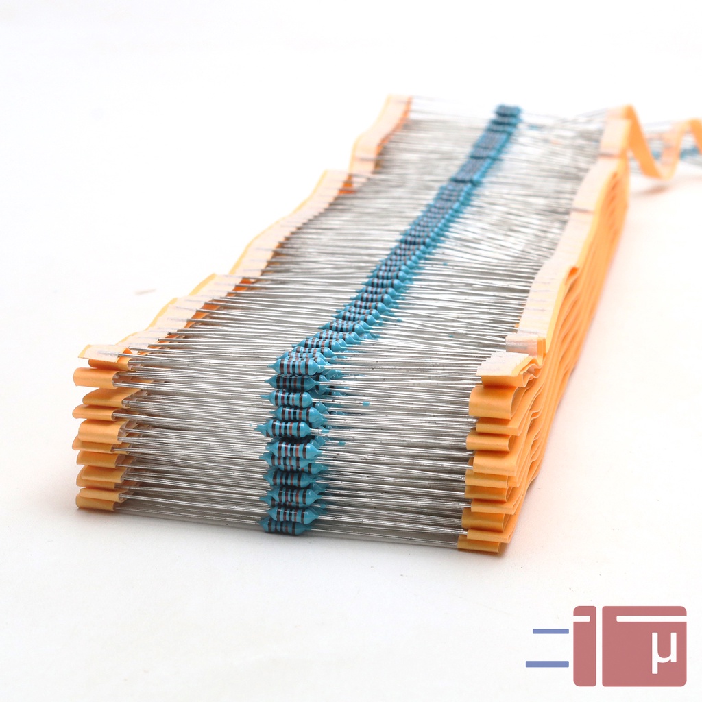 x10 Resistor 120K 1/4W Metal Film 1% Taiwan Kaki Tembaga