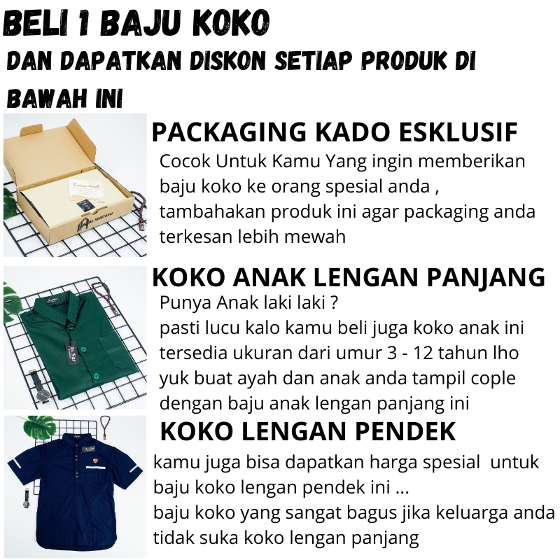 [TERLARIS] Baju Kokoh MERK AN NUR Model ammu amu collection pria dewasa original