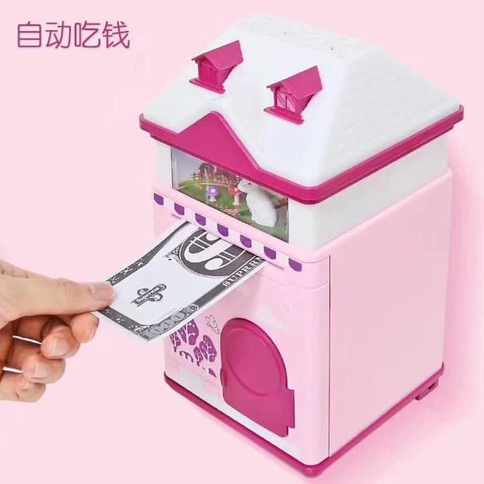 celengan atm Rumah Lampu Projector brankas safe deposit box bank