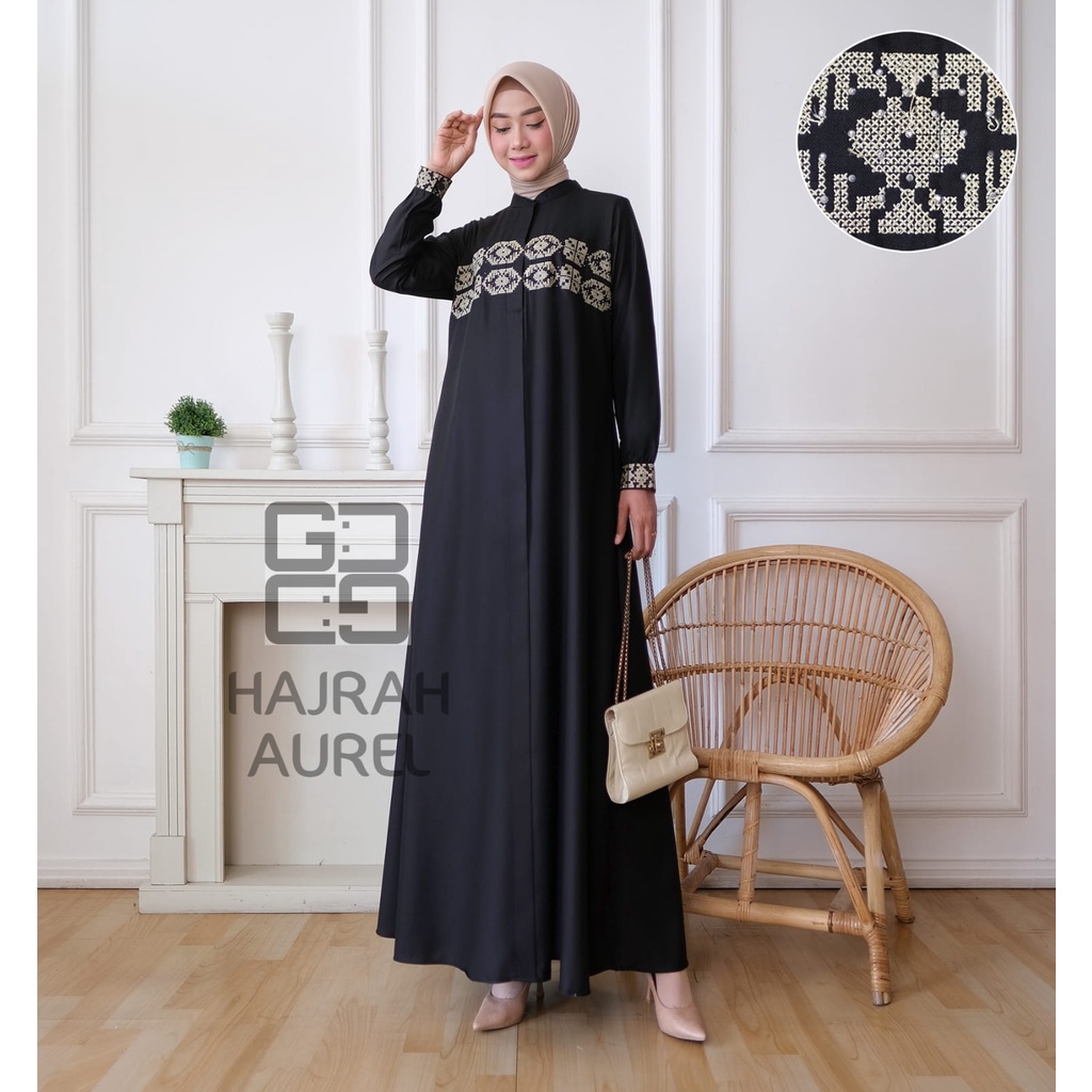 Gamis Terbaru 2023 Hajrah Aurel Model Kekinian Wanita Remaja//Gamis Wanita Muslimah Terbaru//Fashion