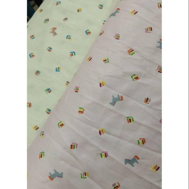 Katun jepang  motif kuda