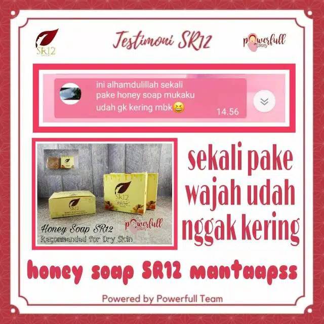 SABUN MADU HERBAL SR12 HONEY SOAP Alami Sabun Pencerah Wajah Sabun BPOM Herbal Sehat BLILA