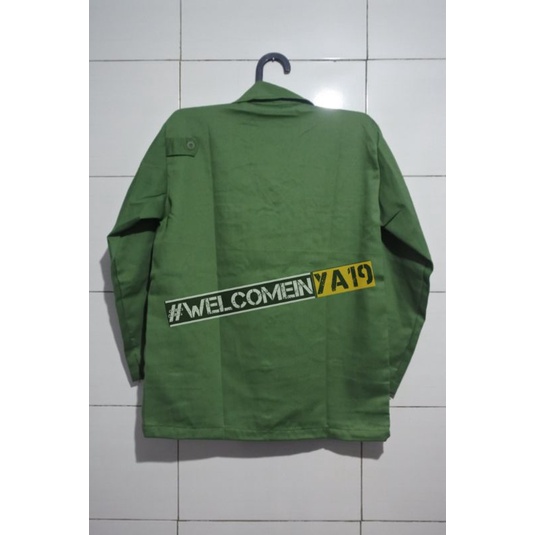 Premium Baju Setelan PDL Linmas Hijau / Seragam PDL Linmas / Seragam Hansip Termurah