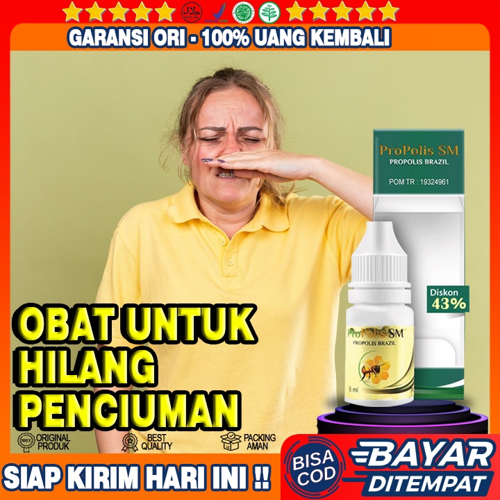Obat Hilang Penciuman, Obat Anosmia, Obat Indra Penciuman Hilang, Obat Herbal Anosmia, Propolis SM