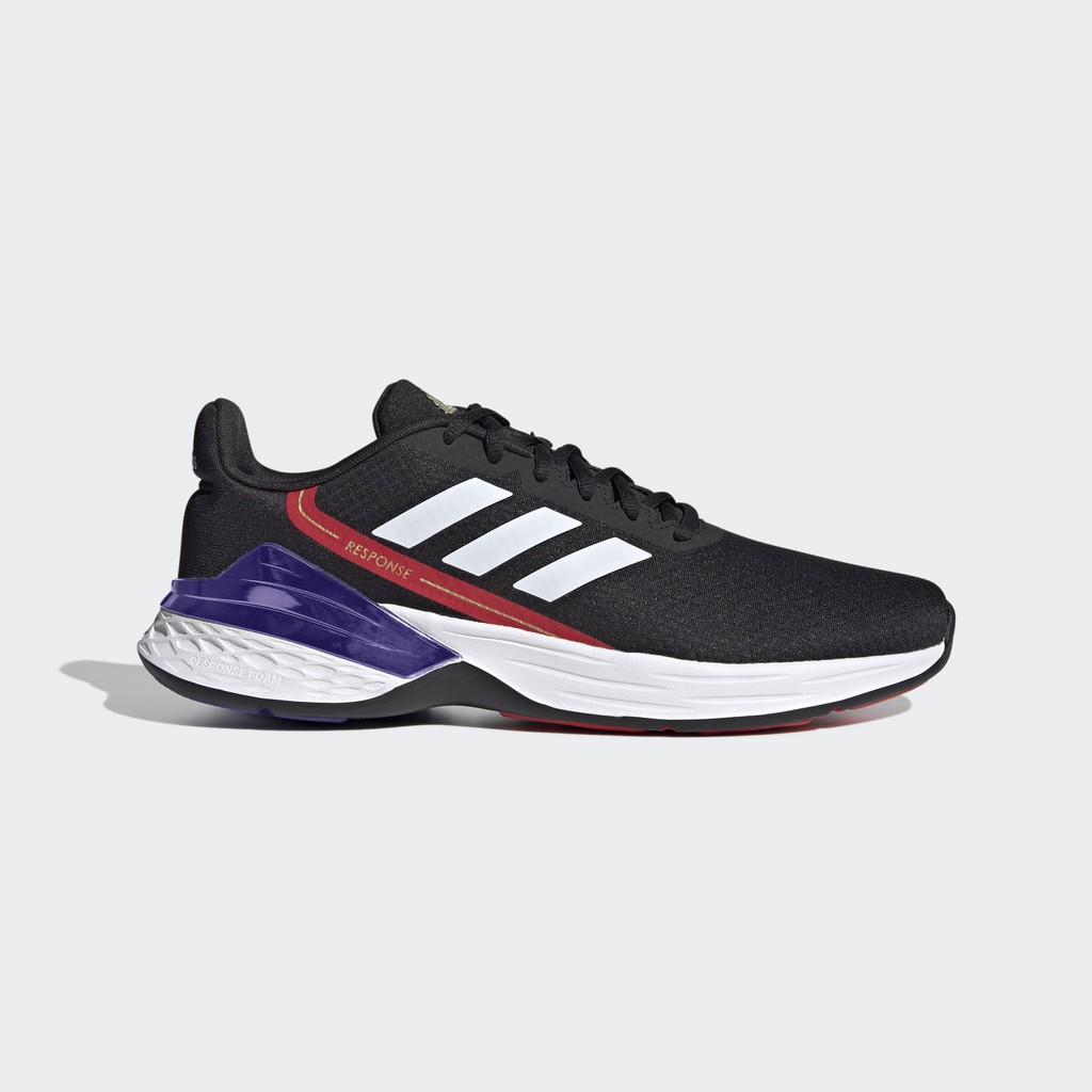 Sepatu Running Pria Adidas Response Sr Hitam Putih