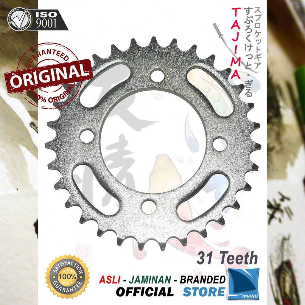 Gigi Tarik 28T ~ 39T YAMAHA Jupiter MX / New / 135cc Gir Belakang - Rear Sprocket Gear TAJIMA