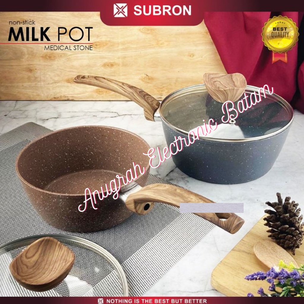 Subron Milk Pan Marble Panci Susu 20 cm Sauce Pan Panci BATAM
