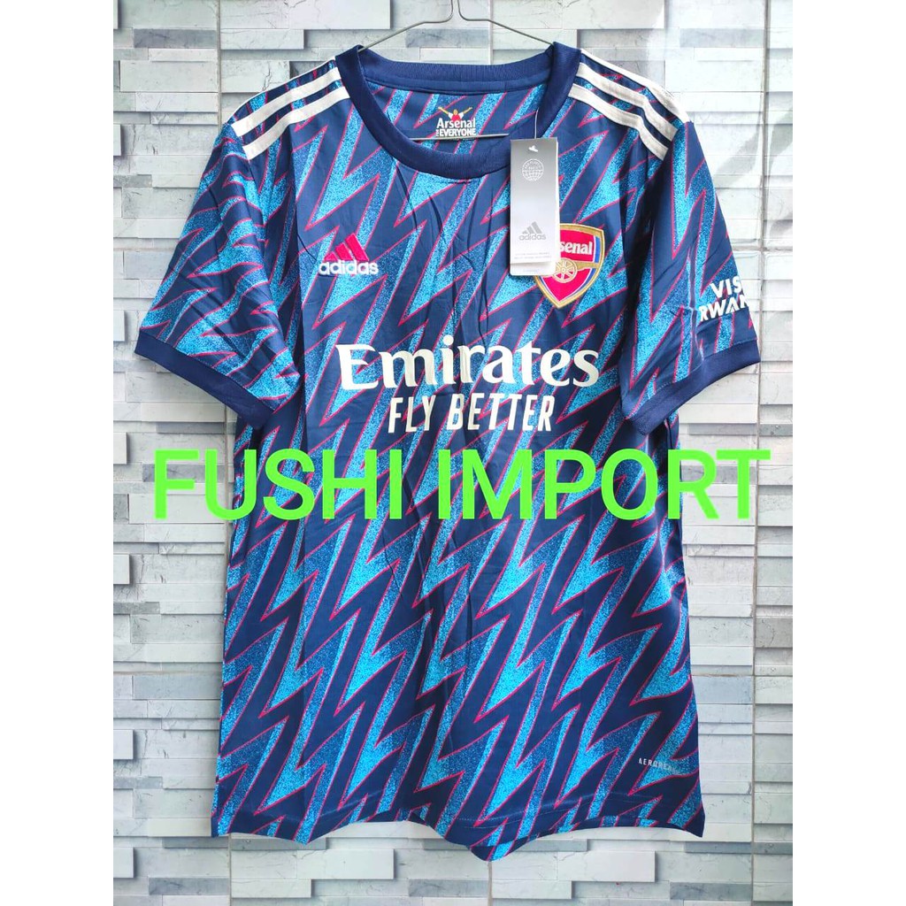 HQ JERSEY BOLA ARSENALL 3RD THIRD 2021-2022 GO HQ IMPORT