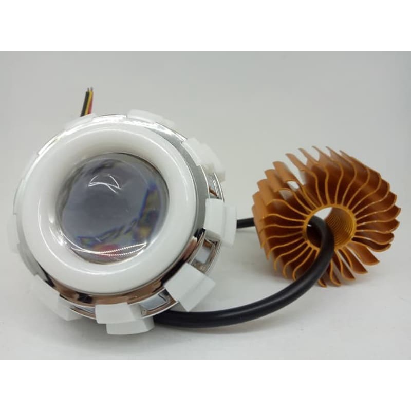 Trjl lampu LED projie 3 ring mini polos Termurah