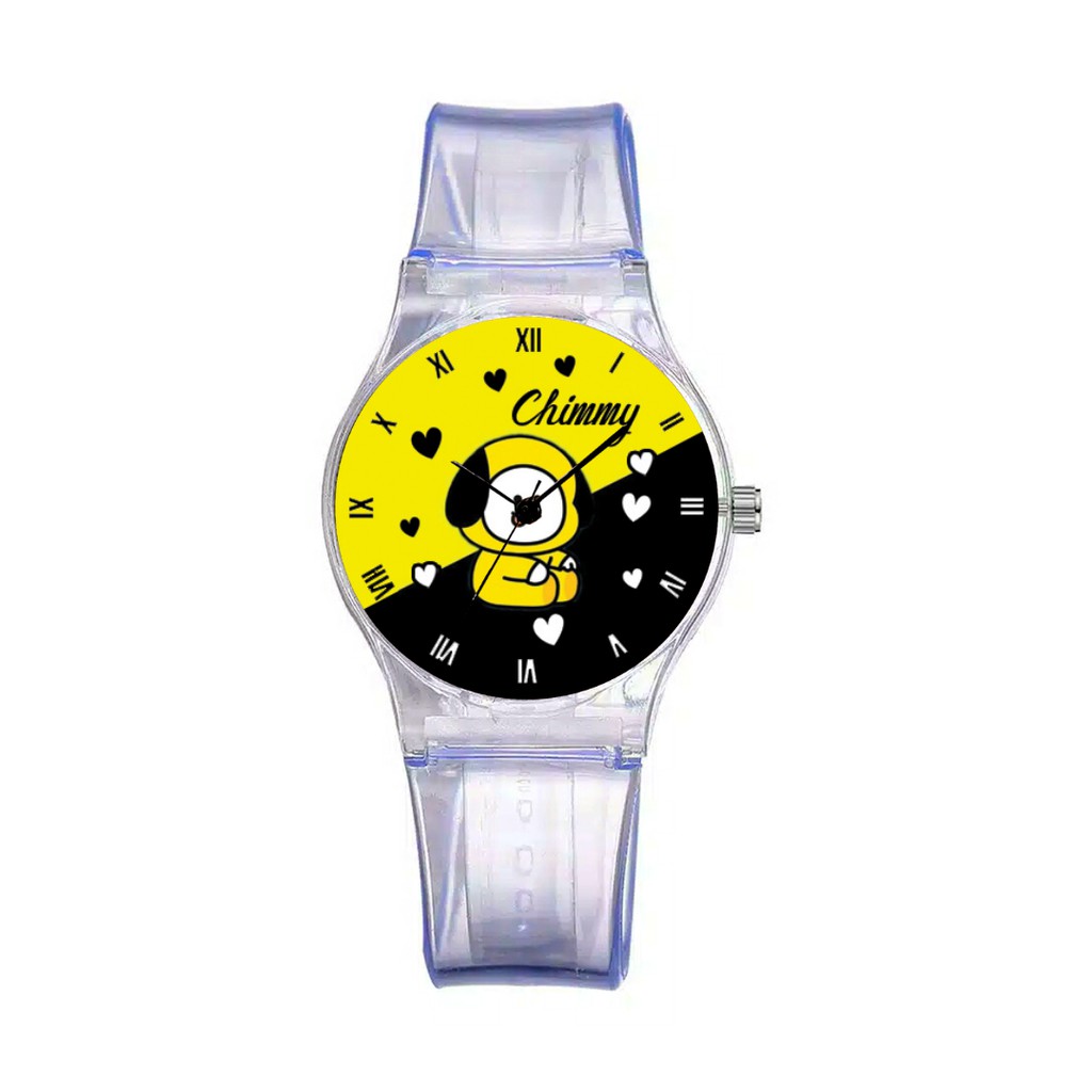 Jam Tangan BT21 Murah Anak Remaja Dewasa Kipop BTS Chimmy