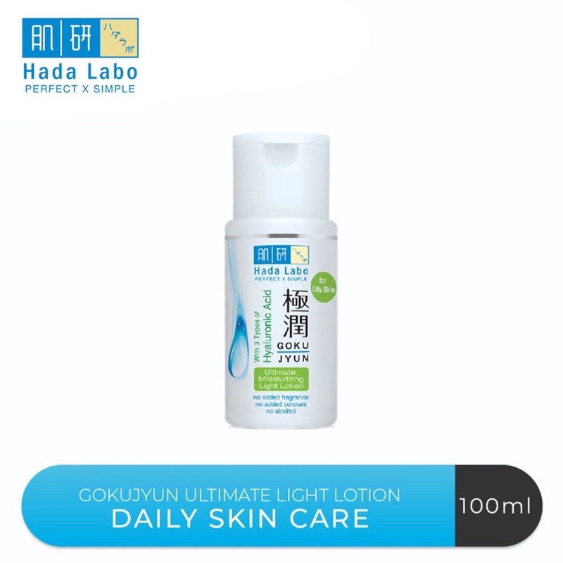 Hada Labo Gokujyun Ultimate Moisturizing Light Lotion 100 mL - Toner Wajah