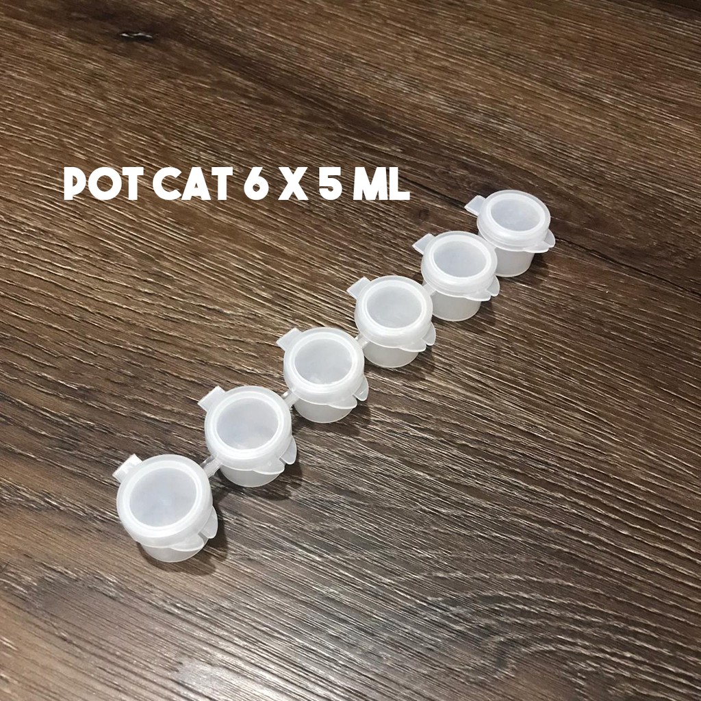 

Pot Cat Plastik Renteng - 6 x 5mL.