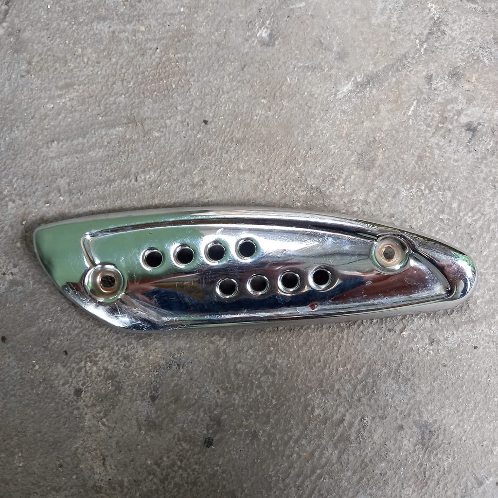 Tameng tutup knalpot Suzuki Thunder 125 original