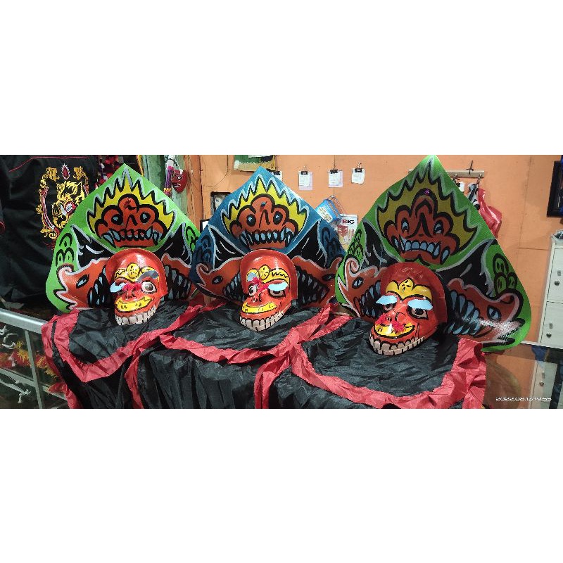 barongan spon anak kemul panjang murah / barongan / reog / pecut bopo / pecut / devil / ganongan / bujang ganong