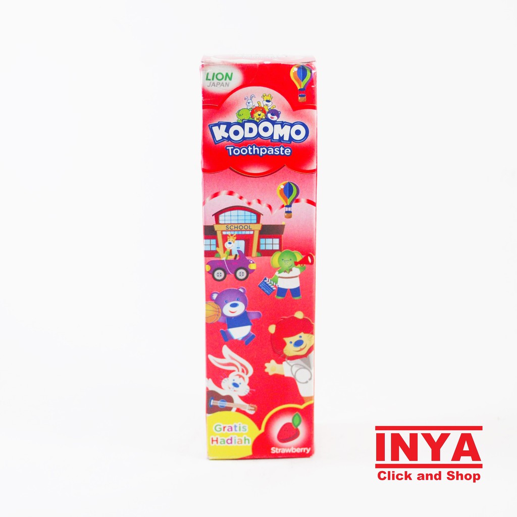 KODOMO TOOTHPASTE STRAWBERRY 45gr - Pasta Gigi Anak - Odol