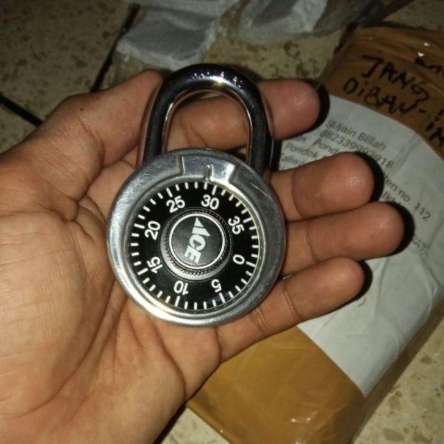 Ace Set Gembok Kombinasi Putar Angka