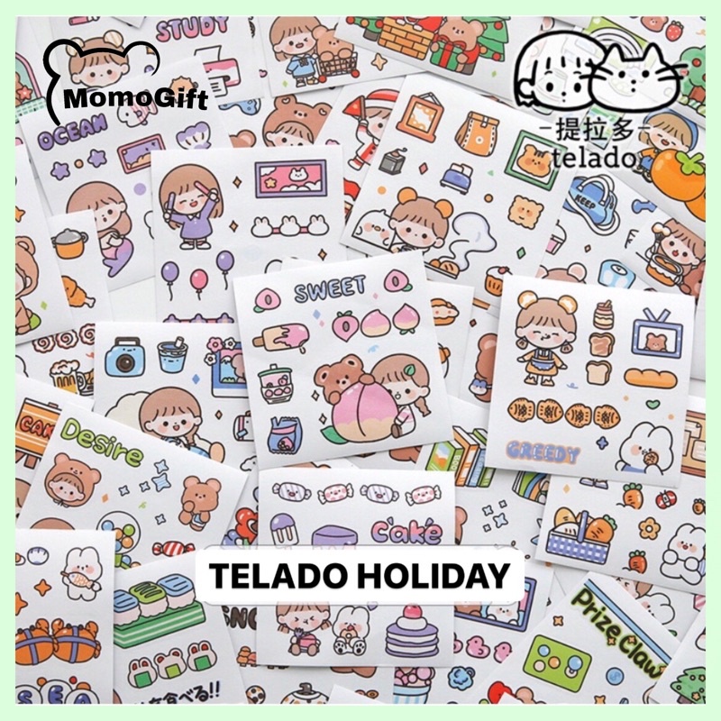 

Stiker Aesthetic Tumblr Stiker DIY Design Buku Diary Telado Part II / 1 Pcs