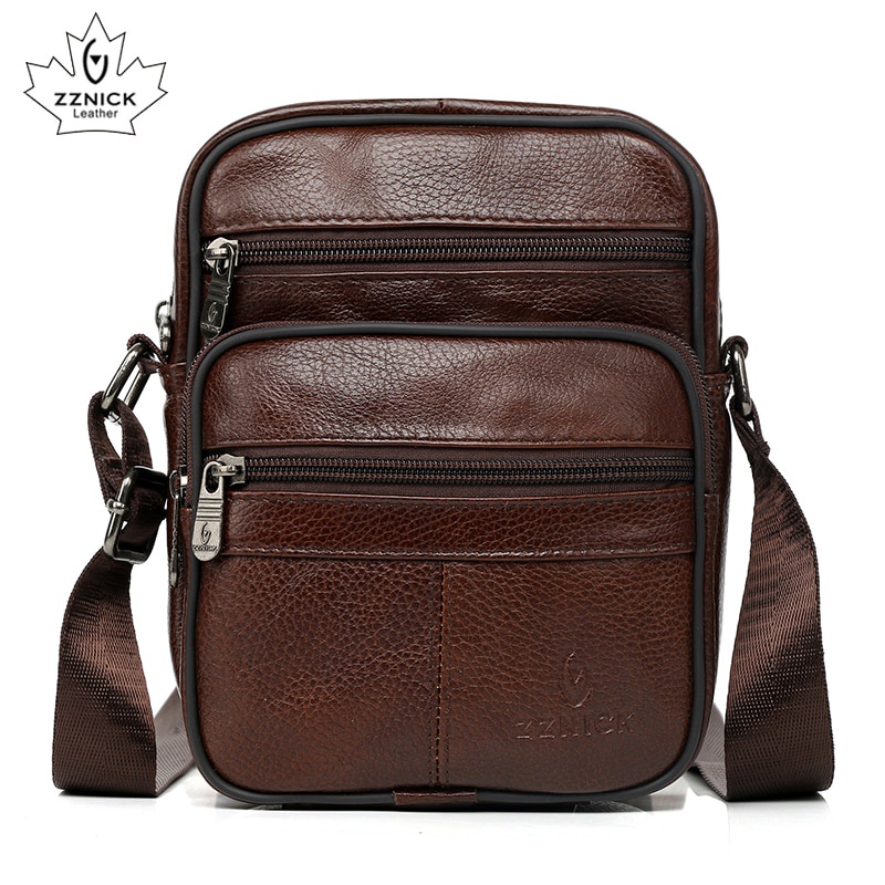 Men's Shoulder Bag Genuine Leather Bags Crossbody Bags For Men Messenger Bag 2019 Fashion Flap Luxur