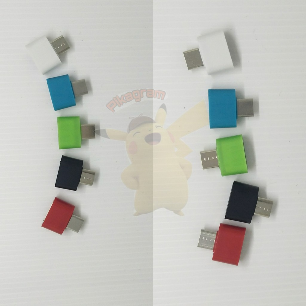 OTG type c non pack smart mini pack kit non kabel on the go android usb port candy warna