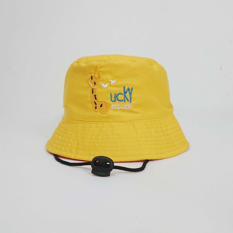 Topi Anak Bucket GooD Lucky Jerapah Anak GooD Lucky Quality Topi / Topi Anak