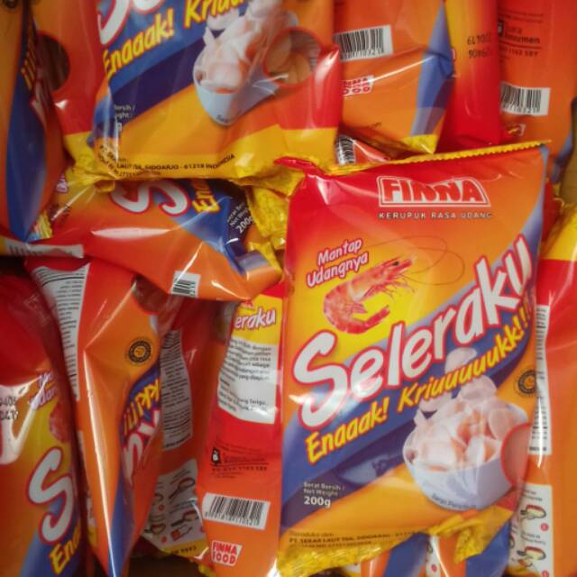 

krupuk udang besar / kecil seleraku dari fina