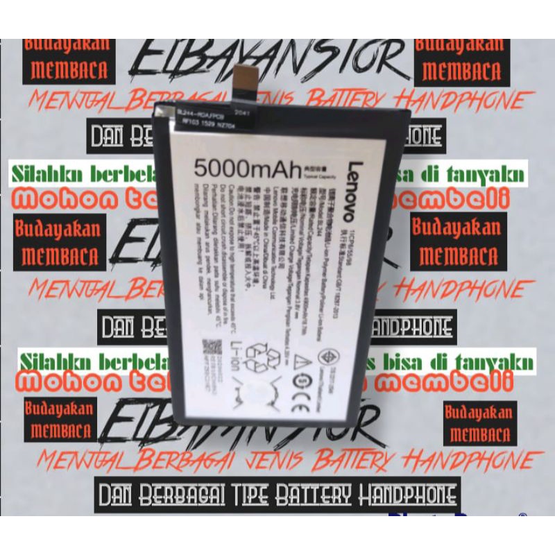 Batrai LENOVO VIBE P1 TURBO P1 Baterai BL244 P1A42 Batre BL 244 Original Oem Battery