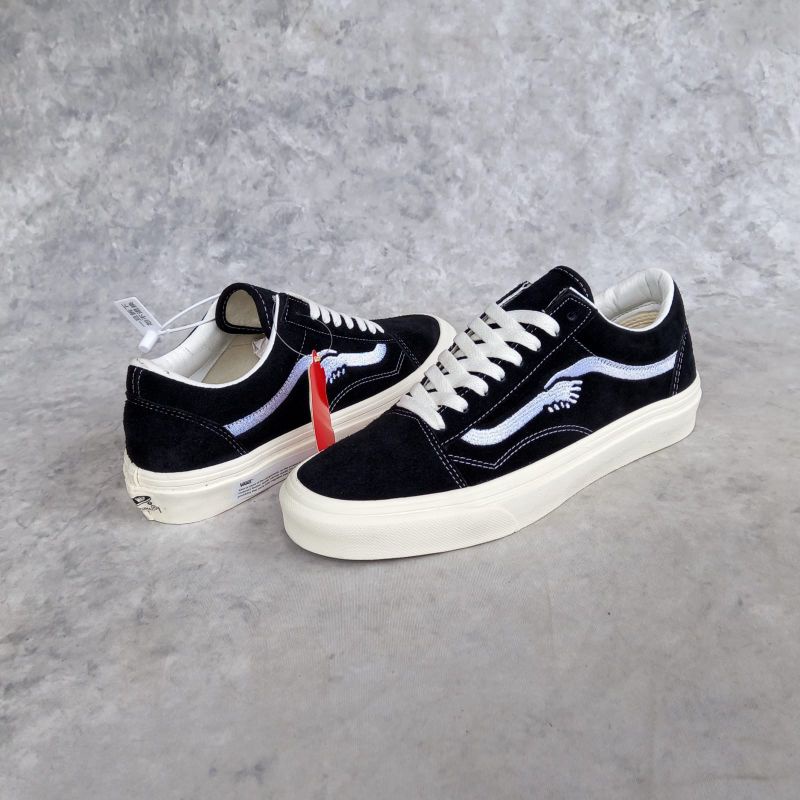 NOTRE x VANS VAULT OG OLD SKOOL LX BLACK WHITE