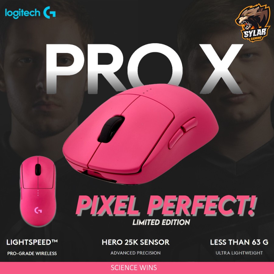 Logitech G Pro X Superlight Pink Limited Edition Wireless Gaming Mouse