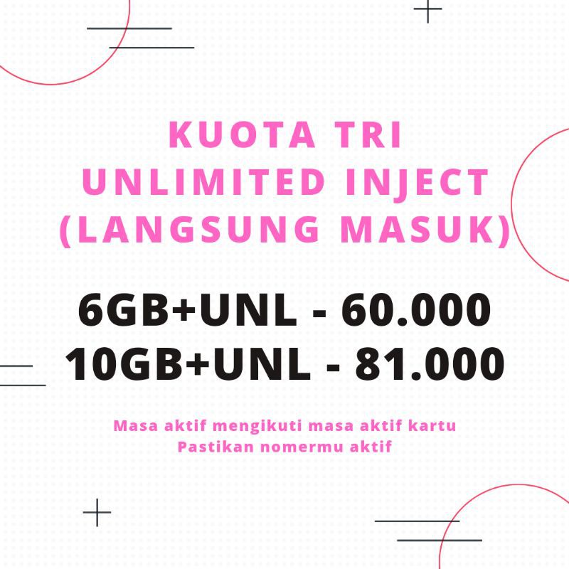 Harga Inject Tri Terbaru Mei 2021 Biggo Indonesia