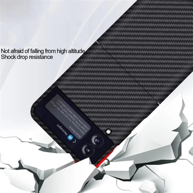 CASE SAMSUNG GALAXY Z FLIP3 5G FLIP 3 KEVLAR CARBON ORIGINAL