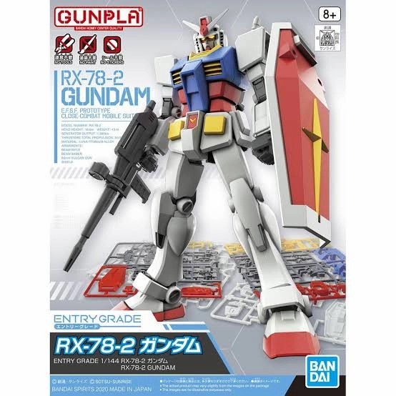 Bandai original Entry Grade 1/144 Rx 78 2 Gundam rx78 RX-78-2 not HG - entry grade