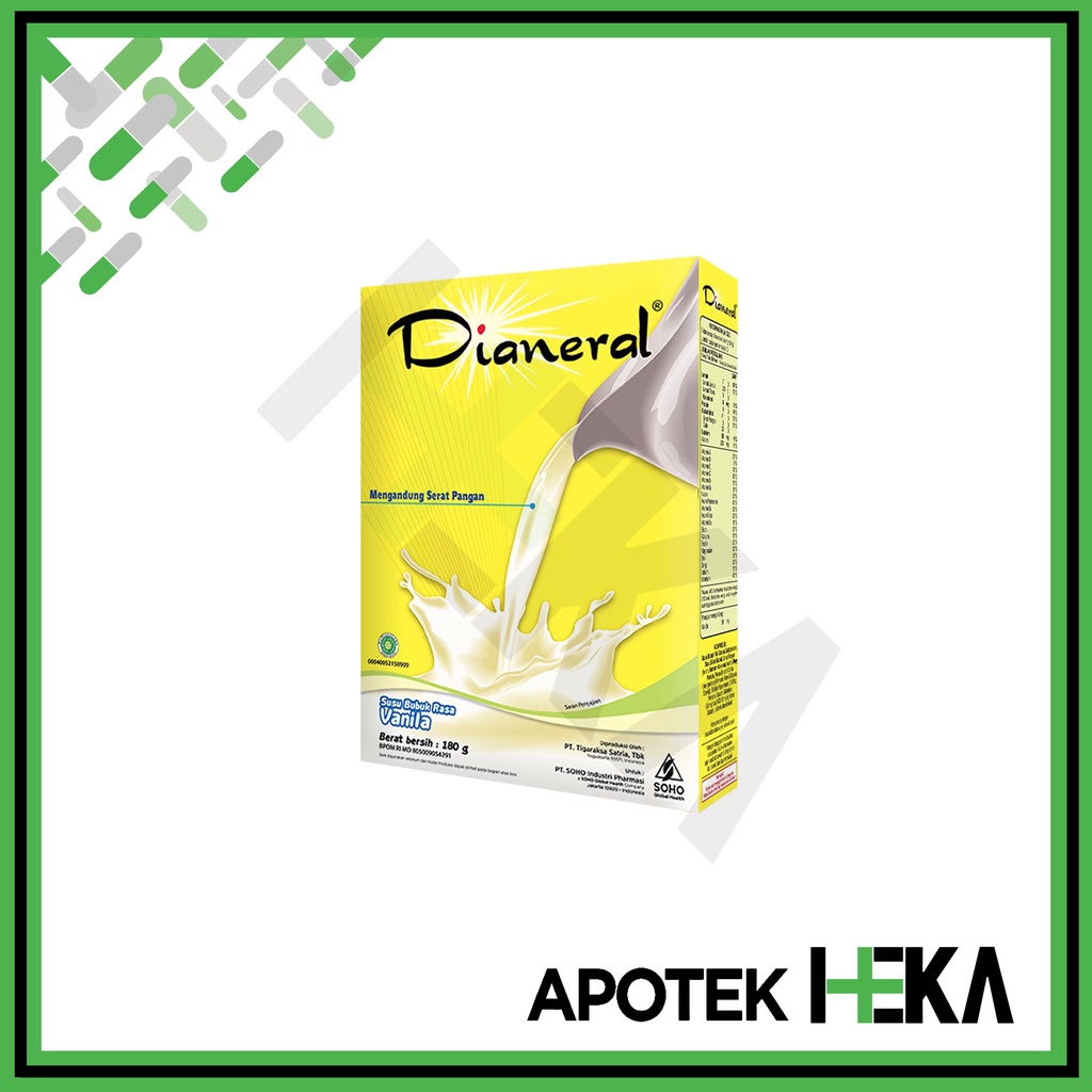 Dianeral Susu Untuk Diabetes 180 g Rasa Vanila (SEMARANG)