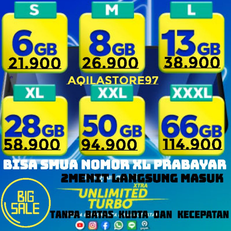 KUOTA XL UNLIMETED PAKET DATA XL COMBO LITE VOUCHER KUOTA XL COMBO LITE