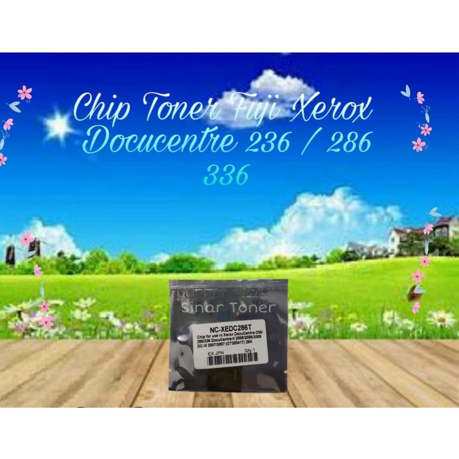Chip Toner / Chip Drum Fuji Xer DC DocucCenter 286 236 336 2005 2055 3005 2007 3007 new dijamin detect